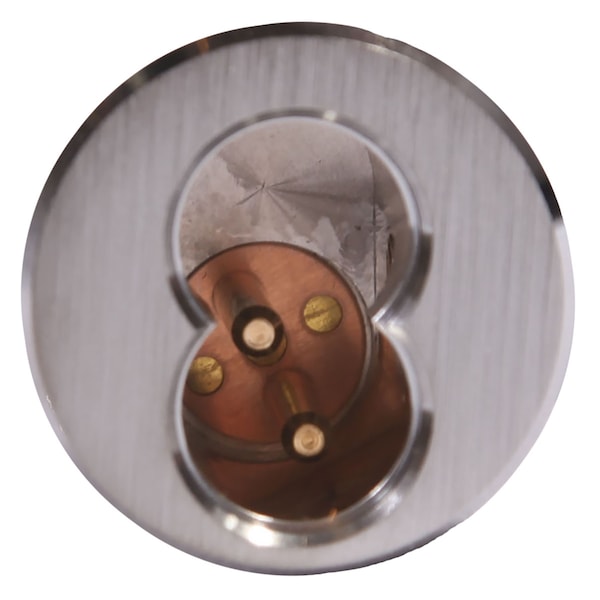 1-1/4 SFIC Mortise Hsg, Less 7-pin Core, 006 Cam, US26D, PK4